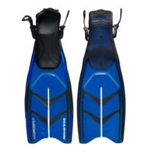 U.S. Divers Hydrosplit II Dive Fins in Blue - Closeouts