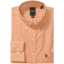 U.S. Polo Assn. Easy-Care Shirt - Button-Down Collar, Long Sleeve (For Men) in Orange - Closeouts