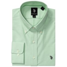 U.S. Polo Assn. Solid Oxford Dress Shirt - Long Sleeve (For Men) in Green - Closeouts