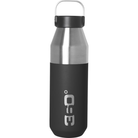 360 DEGREES Vacuum Insulated Narrow Mouth Water Bottle - 25 oz., Black - BLACK ( )
