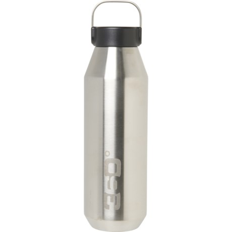 360 DEGREES Vacuum Insulated Narrow Mouth Water Bottle - 25 oz., Silver - SILVER ( )