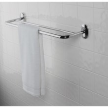 Valsan Carlton Double Towel Bar - 18" in Chrome - Closeouts