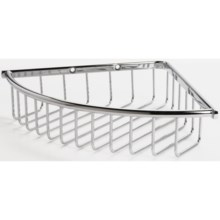 Valsan Essentials Corner Soap Basket - Medium, Chrome in Chrome - Closeouts