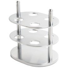 Valsan Faro Toothbrush Holder - Chrome in Matte Chrome - Closeouts