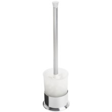 Valsan Riva Toilet Brush Set in Matte Chrome - Closeouts