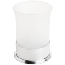 Valsan Riva Tumbler and Holder Set in Matte Chrome - Closeouts