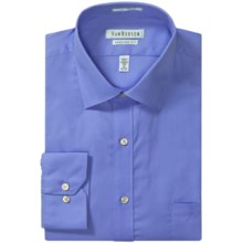 Van Heusen Wrinkle-Free Pincord Dress Shirt - Long Sleeve (For Men) in French Blue - Closeouts