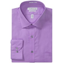 Van Heusen Wrinkle-Free Pincord Dress Shirt - Long Sleeve (For Men) in Lilac - Closeouts