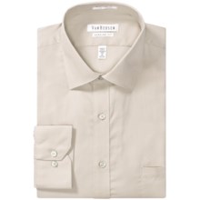 Van Heusen Wrinkle-Free Pincord Dress Shirt - Long Sleeve (For Men) in Oat - Closeouts