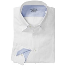 Van Laack Radici Shirt - Tailor Fit, Cotton-Linen, Long Sleeve (For Men) in White - Closeouts