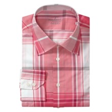 Van Laack Remco Cotton Dress Shirt - Tailor Fit, Long Sleeve (For Men) in Red Stripe - Closeouts