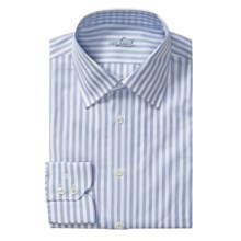 Van Laack Remco Stripe Dress Shirt - Tailor, Fit Long Sleeve (For Men) in Sky/White Stripe - Closeouts