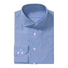 Van Laack Rivara Multi-Stripe Dress Shirt - Tailor Fit, Long Sleeve (For Men) in Blue/White Stripe - Closeouts