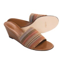 Vaneli Quark Terra Accordion Sandals - Wedge Heel (For Women) in Terra - Closeouts