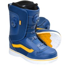 Vans Aura Snowboard Boots - BOA® (For Men) in Blue/Yellow - Closeouts