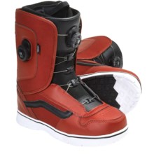 Vans Aura Snowboard Boots - BOA® (For Men) in Red/Black - Closeouts