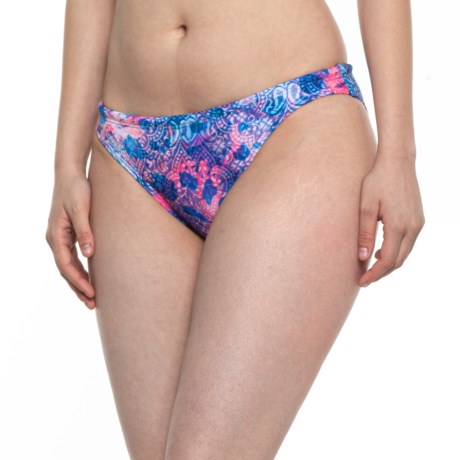 TYR Vari Bikini Bottoms - UPF 50+ (For Women) - PUR/PINK (XL )
