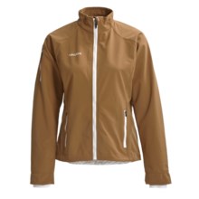Vaude Parkride Cycling Jacket - Soft Shell (For Women) in Hazelnut - Closeouts