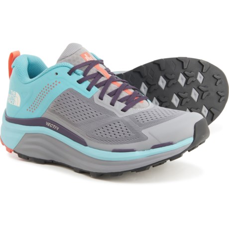 The North Face VECTIV Enduris Trail Running Shoes (For Women) - MLDGRY/TRNTCTBU (6 )