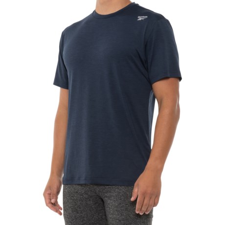 Reebok Vector Bolt Strike T-Shirt - Short Sleeve (For Men) - NAVY HEATHER (M )