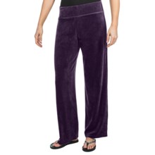 Velour Track Pants (For Women) in Purple - 2nds