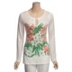 Vera Linen-Silk Pintuck Tunic Shirt - Long Sleeve (For Women)