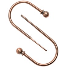 Versailles 7” Metal Curtain Holdbacks - Pair in Antique Copper - Closeouts