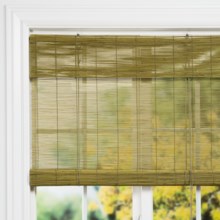 Versailles Bamboo Matchstick Roll-Up Shade - 30x72" in Willow - Closeouts