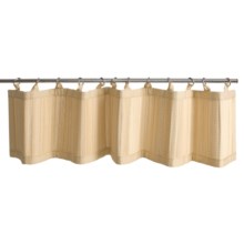 Versailles Bamboo Valance - Ring-Top in Natural - Closeouts