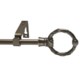 Versailles Circle Finial Curtain Rod Set - 48x86"