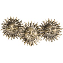 Versailles Designer Collection Curtain/Swag Sun Clips - Set of 3 in Antique Brass - Closeouts