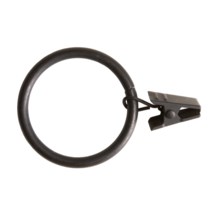 Versailles Grande Series Clip Rings - Set of 7, Metal in Black - Closeouts