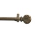 Versailles Mini Encore Series Shell Curtain Rod - Adjustable 18-28"