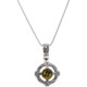 Vessel Green Amber Celtic 8mm Snake Necklace - 18”