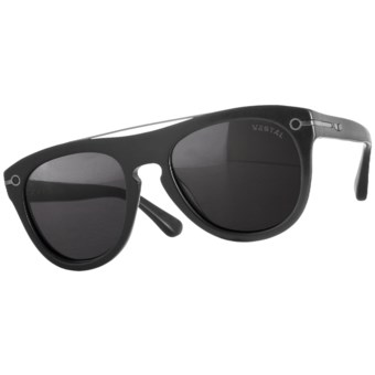 Vestal De Luna Sunglasses in Matte Black/Grey