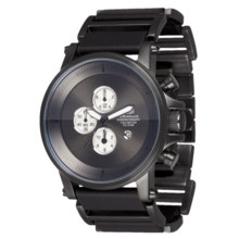 Vestal Plexi Watch - Leather in Gunmetal/Gunmetal/Gunmetal - Closeouts