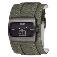 Vestal Saint Watch in Army Canvas/Gun/Black - Closeouts