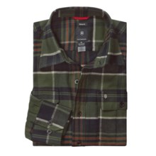 Victorinox Cargo Shirt - Flannel, Long Sleeve (For Men) in Lancaster Olive - Closeouts