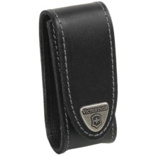 Victorinox Swiss Army 2-4 Layer Knife Pouch - Leather in Black - Closeouts