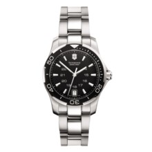 Victorinox Swiss Army Alliance Sport Watch (For Men and Women) in Black/Stainless Steel - Closeouts