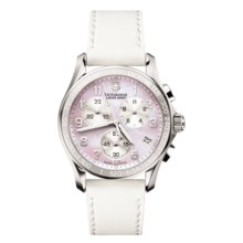 Victorinox Swiss Army Classic Chronograph Watch (For Women) in Pink Mother Of Pearl/White - Closeouts