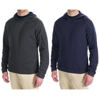Victorinox Swiss Army Eigers Crossover Hoodie Sweatshirt - Reversible (For Men) in Charcoal Grey Heather