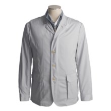 Victorinox Swiss Army Jacket - Washed Stretch Cotton (For Men) in Water Grey - Closeouts