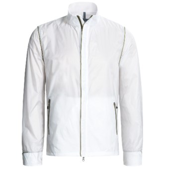 Victorinox Swiss Army Packable Jacket - Ripstop Nylon (For Men) in Classic White/Sahara Khaki