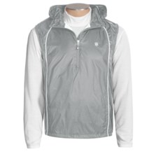 Victorinox Swiss Army Packable Ripstop Vest - Zip Neck (For Men) in Aluminum Grey W/ White - Closeouts