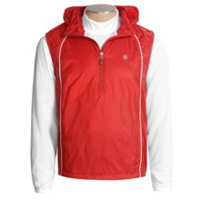 Victorinox Swiss Army Packable Ripstop Vest - Zip Neck (For Men) in Ribbon Red W/ White - Closeouts