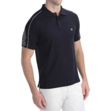 Victorinox Swiss Army Sleeve-Print Polo Shirt - Pima Cotton-CoolMax®, Short Sleeve (For Men) in 487 Navy - Closeouts
