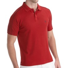Victorinox Swiss Army Sleeve-Print Polo Shirt - Pima Cotton-CoolMax®, Short Sleeve (For Men) in 618 Victorinox Red - Closeouts