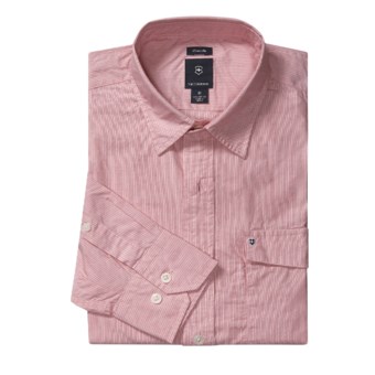 Victorinox Swiss Army Summer Stripe Shirt - Long Sleeve (For Men) in Tournament Pink