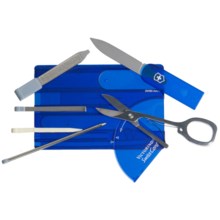 Victorinox Swiss Army SwissCard Multi-Tool in Sapphire - Closeouts